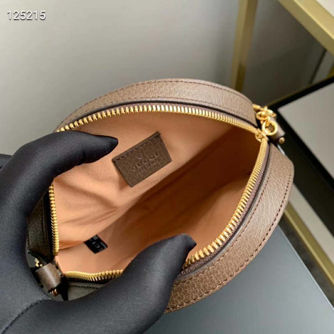 G*u*i gg women ophidia mini gg round shoulder bag-beige
