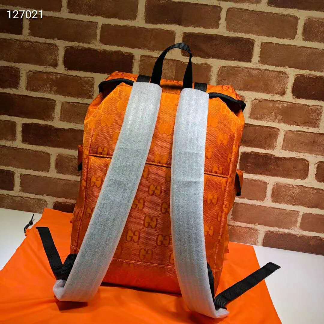G*u*i unisex G*u*i off the grid backpack orange gg nylon