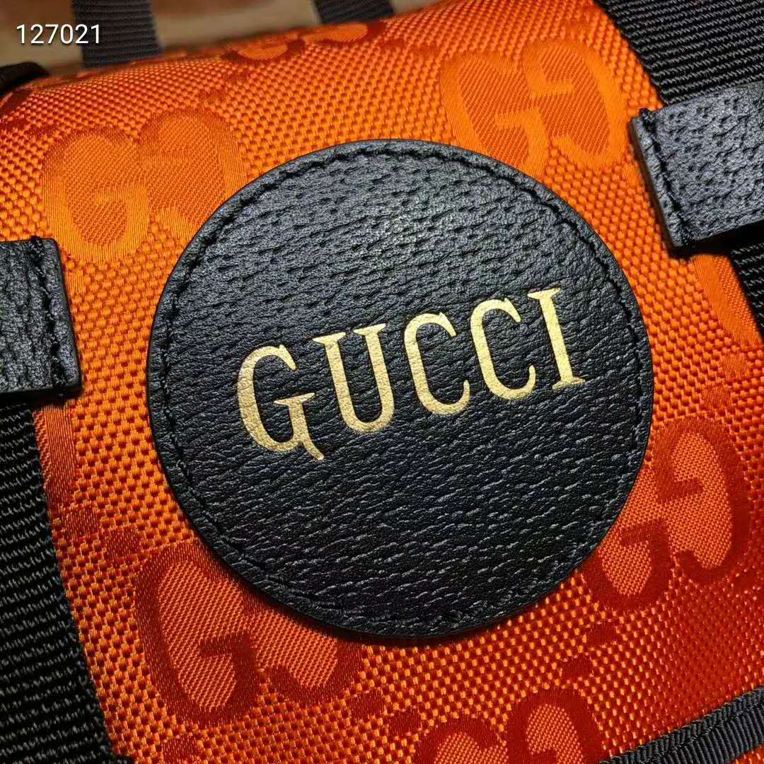 G*u*i unisex G*u*i off the grid backpack orange gg nylon