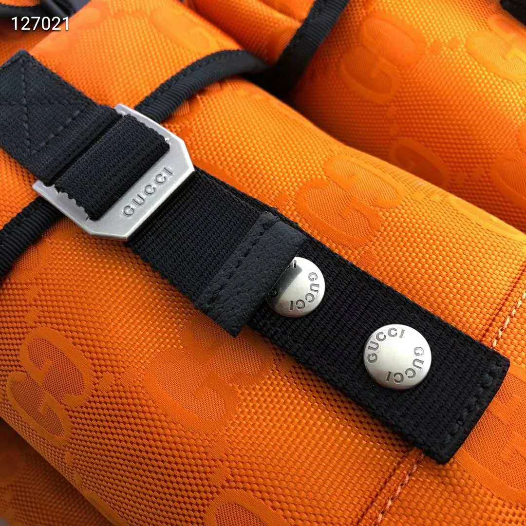 G*u*i unisex G*u*i off the grid backpack orange gg nylon