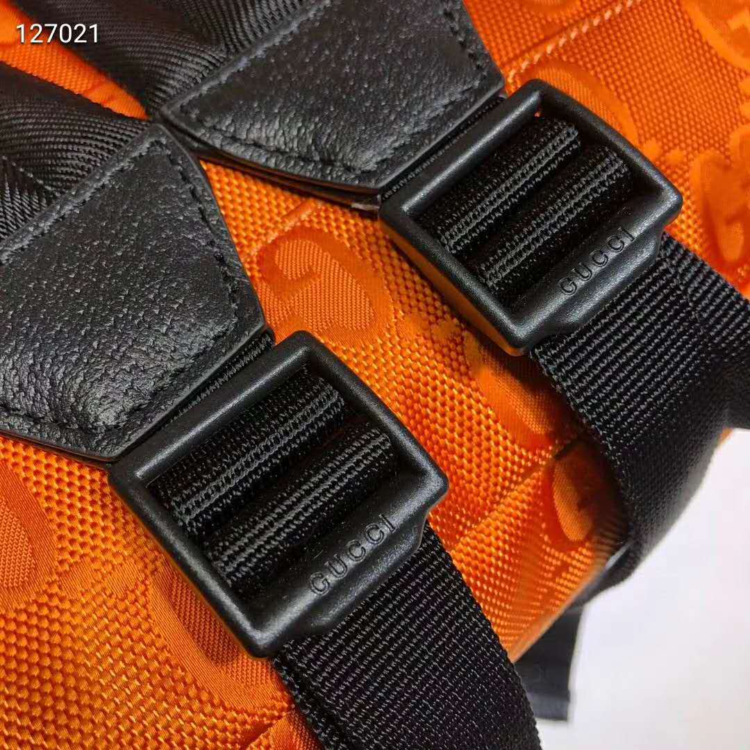 G*u*i unisex G*u*i off the grid backpack orange gg nylon