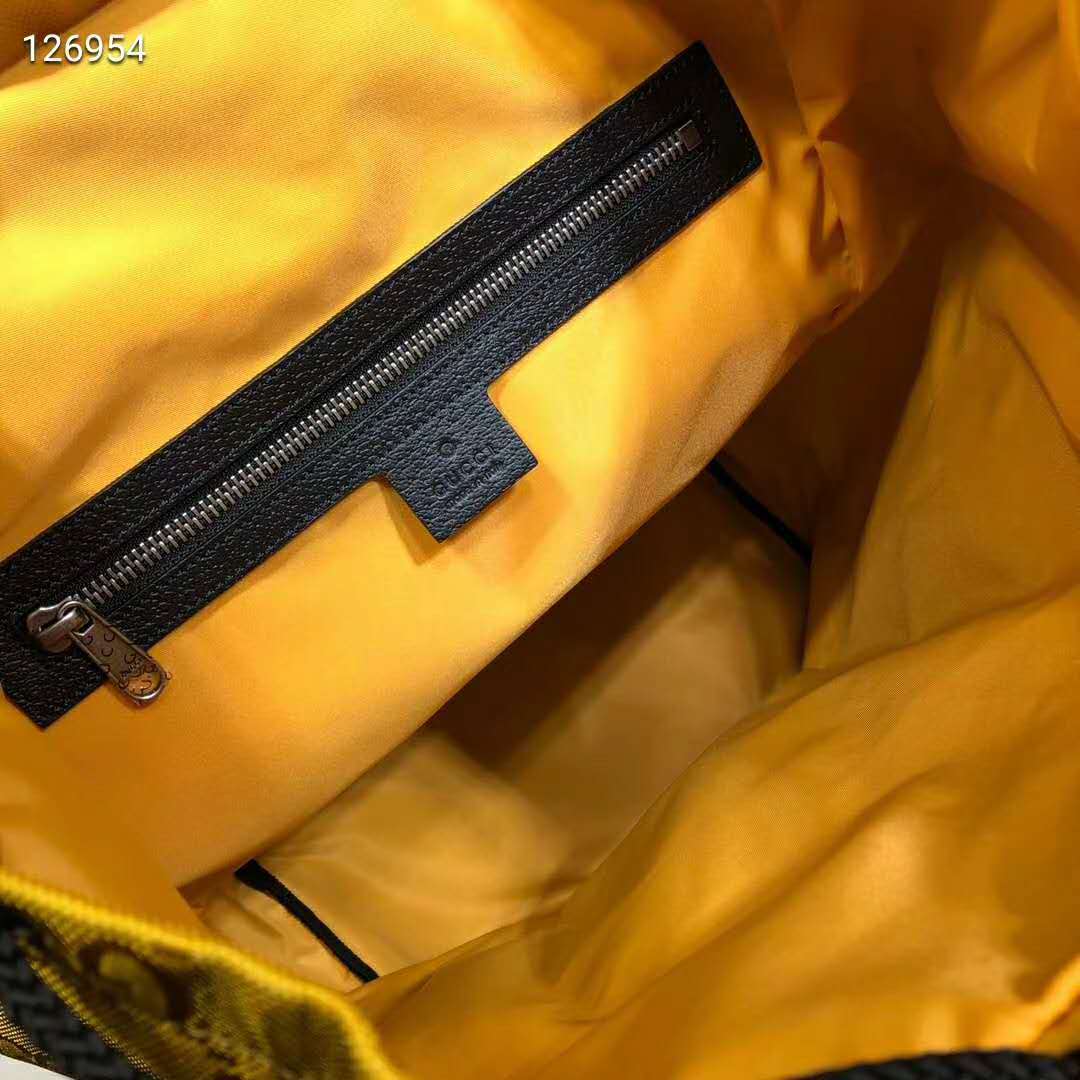 G*u*i unisex G*u*i off the grid backpack yellow gg nylon