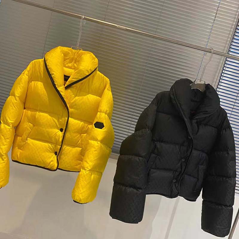 Louis Vuitton LV Women Down Jacket Silky Nylon Satin Louis Vuitton Patch