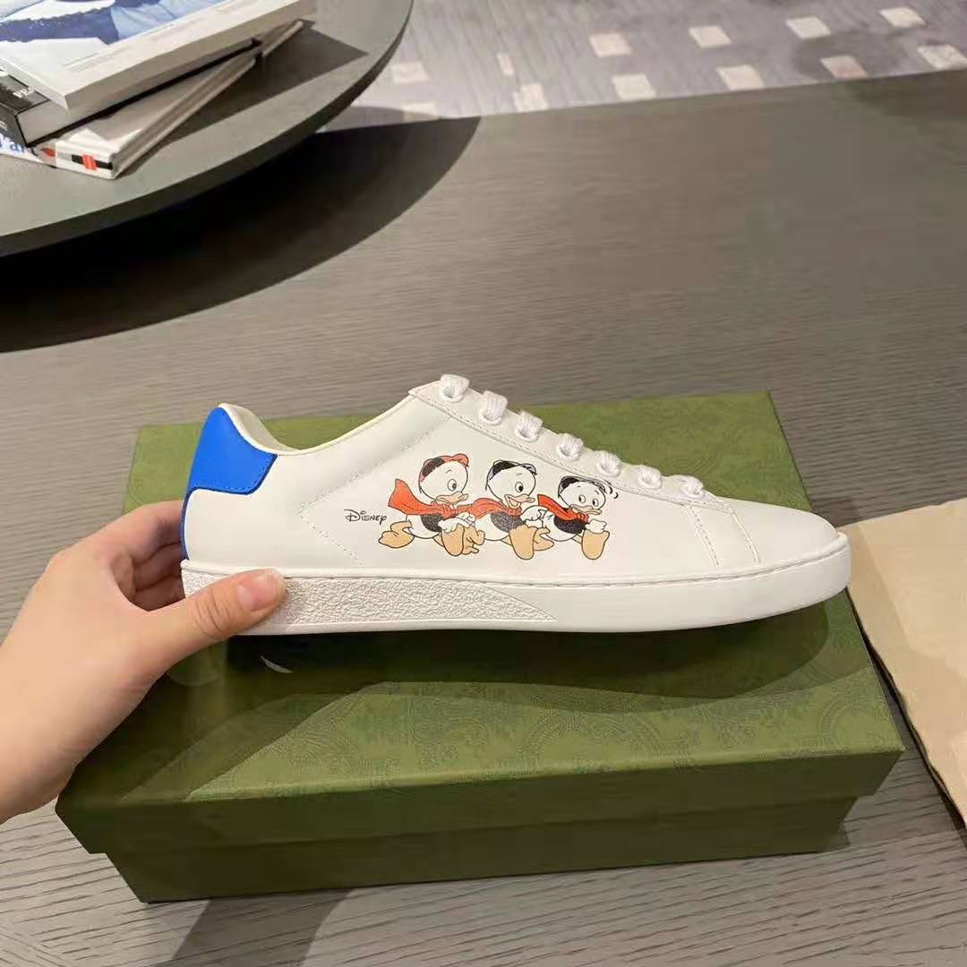 G*u*i gg unisex disney x G*u*i donald duck ace sneaker-white
