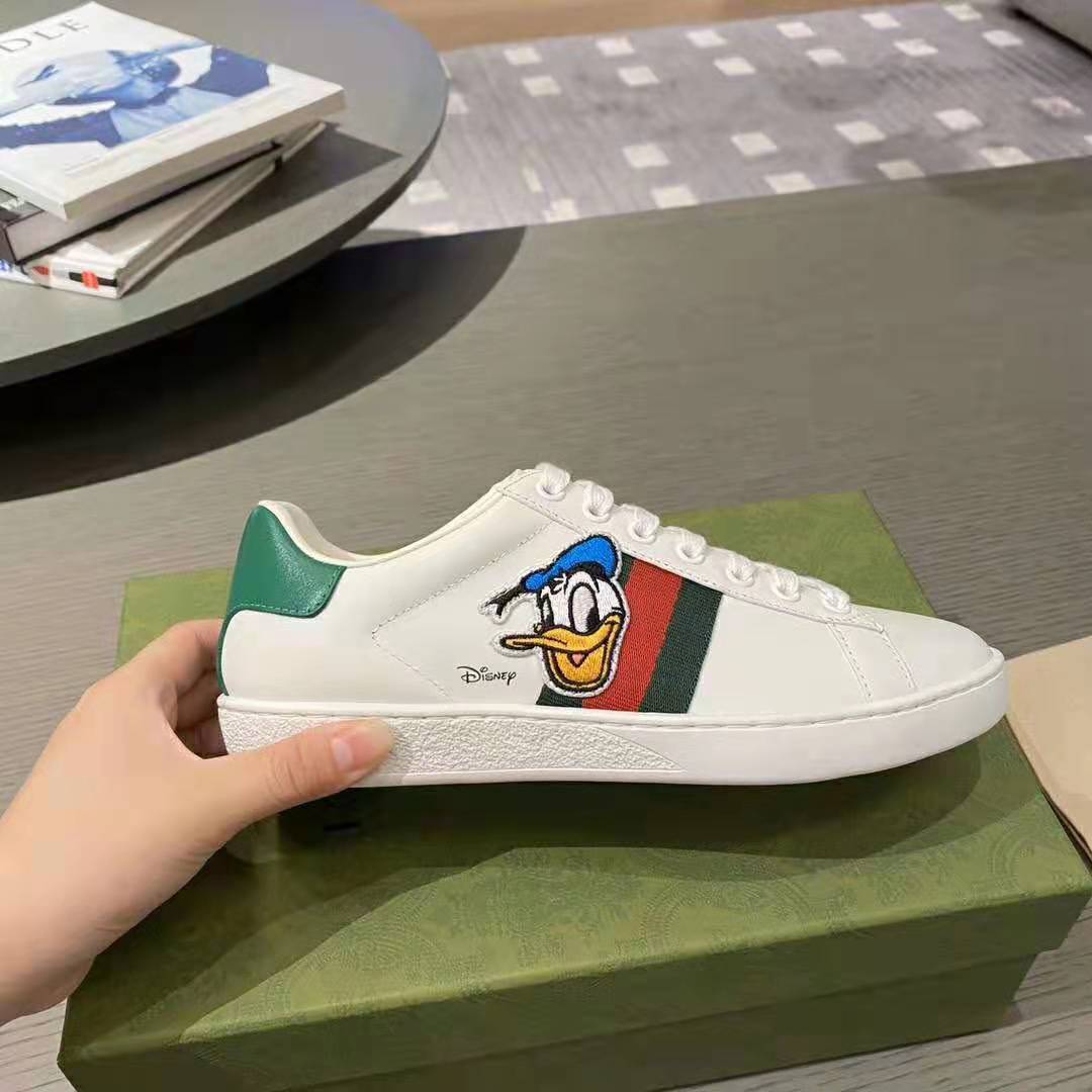 G*u*i gg unisex disney x G*u*i donald duck ace sneaker white leather