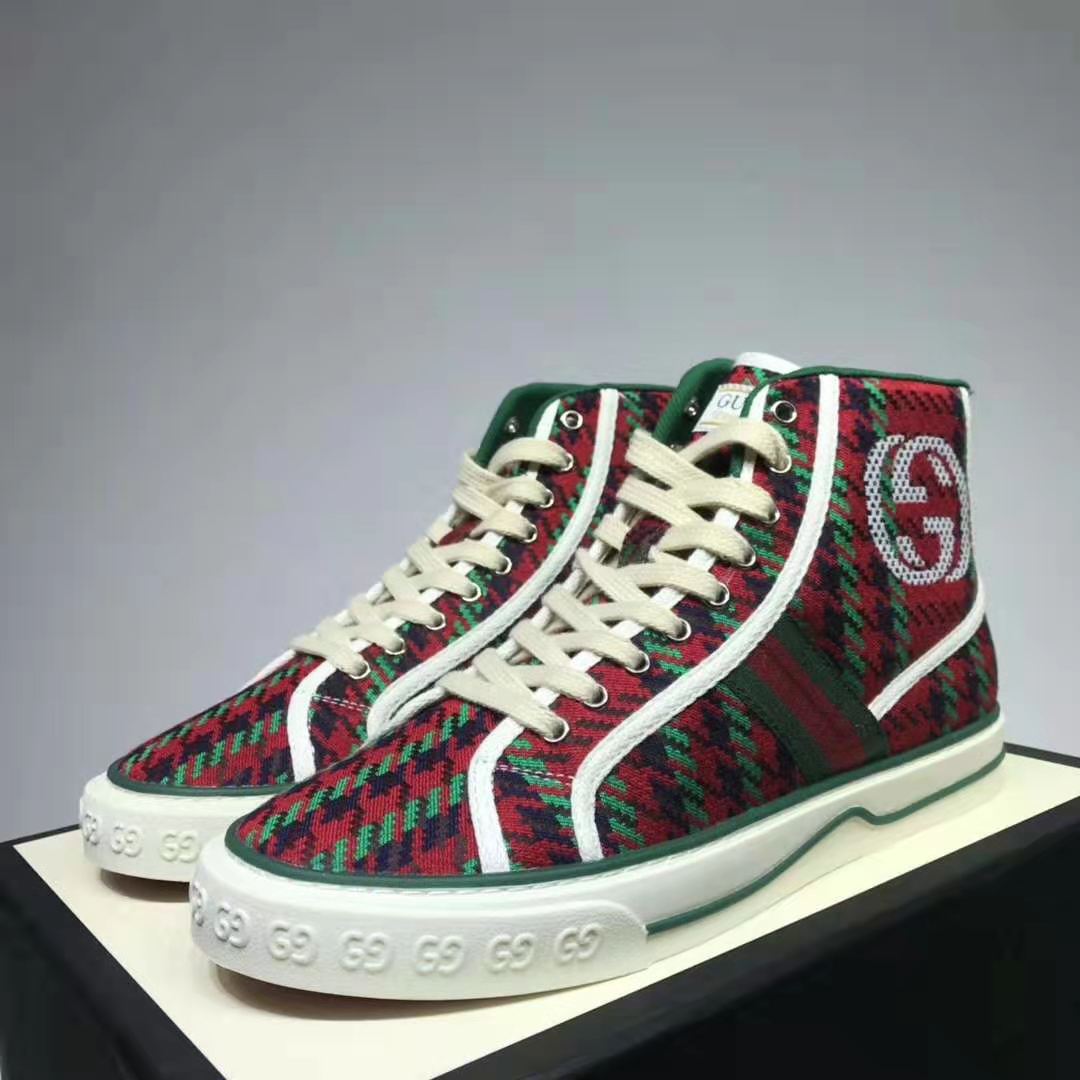 G*u*i gg unisex G*u*i tennis 1977 high-top sneaker interlocking g 2 cm heel