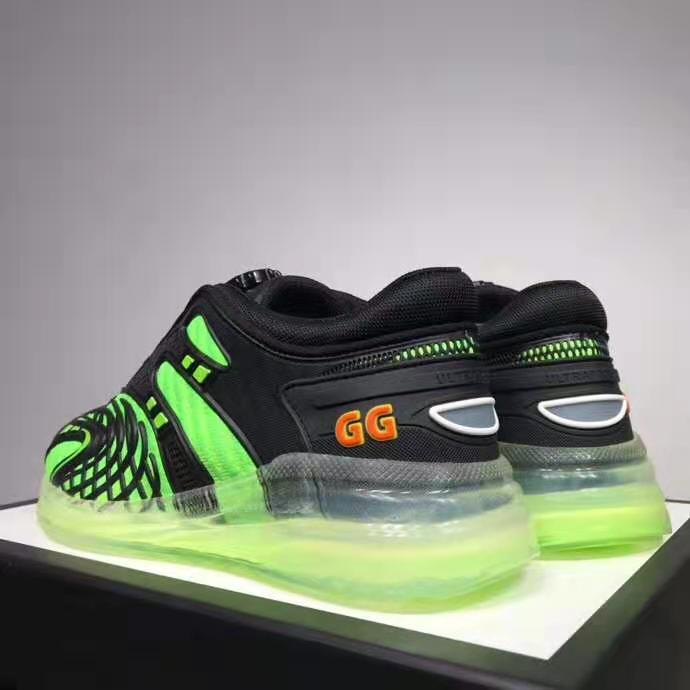 G*u*i gg unisex ultrapace r sneaker knit fabric interlocking double g 3 cm heel