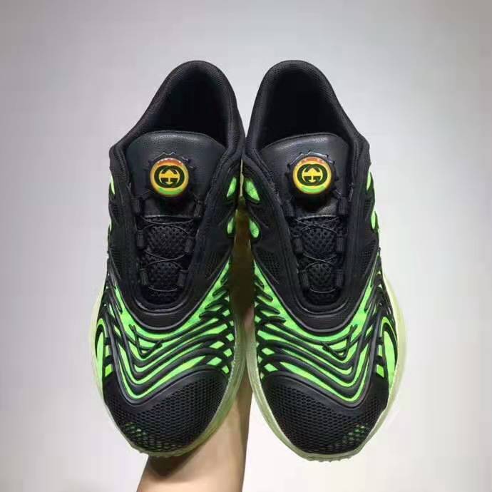 G*u*i gg unisex ultrapace r sneaker knit fabric interlocking double g 3 cm heel