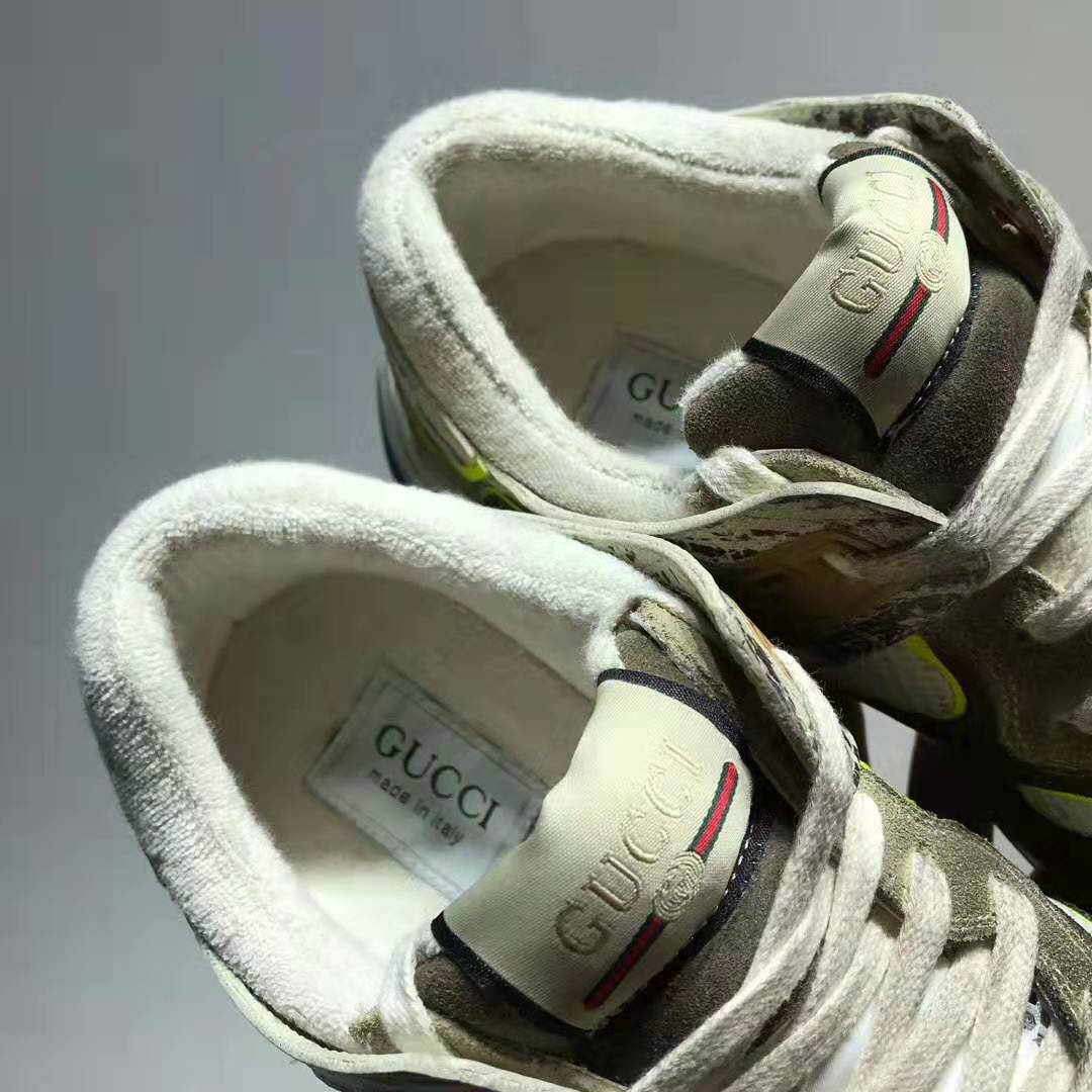G*u*i gg unisex ultrapace sneaker rock tejus printed leather embroidered g