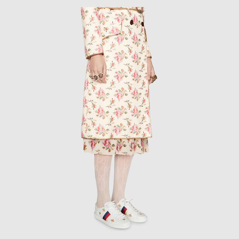 G*u*i unisex ace sneaker with bees and stars sylvie web