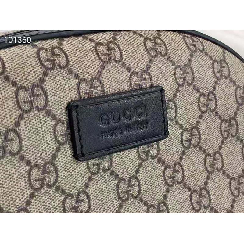G*u*i unisex gg supreme backpack beige/ebony gg supreme canvas
