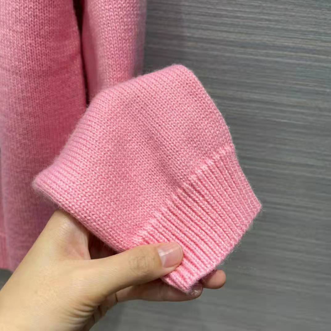 G*u*i women doraemon x G*u*i wool sweater pink wool crewneck