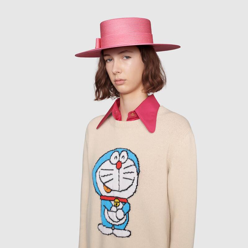 G*u*i women doraemon x G*u*i wool sweater white crewneck