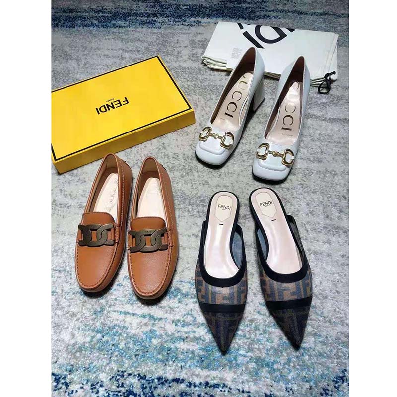 G*u*i gg women’s mid-heel pump with horsebit white leather 8 cm heel