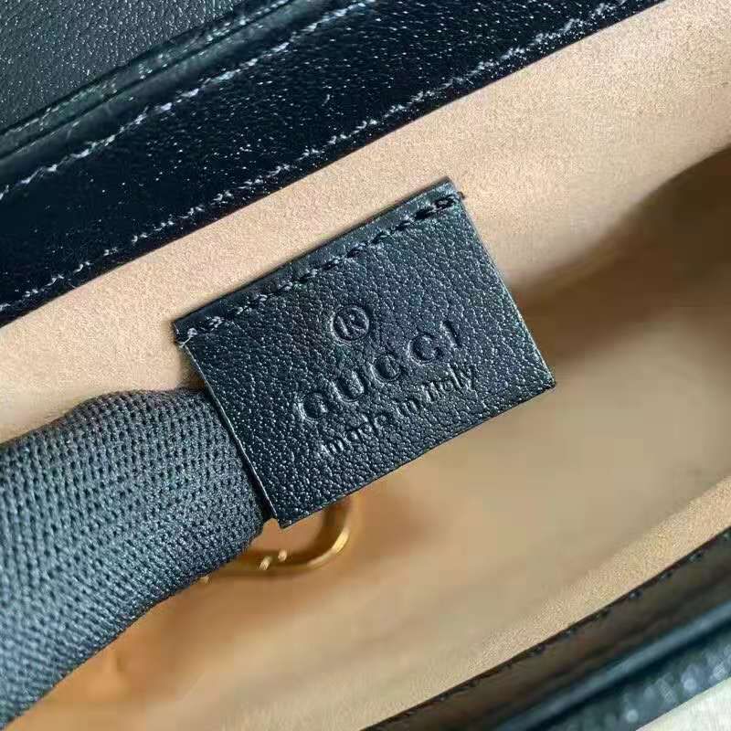 G*u*i gg women online exclusive gg marmont mini bag butter light blue diagonal matelassé leather