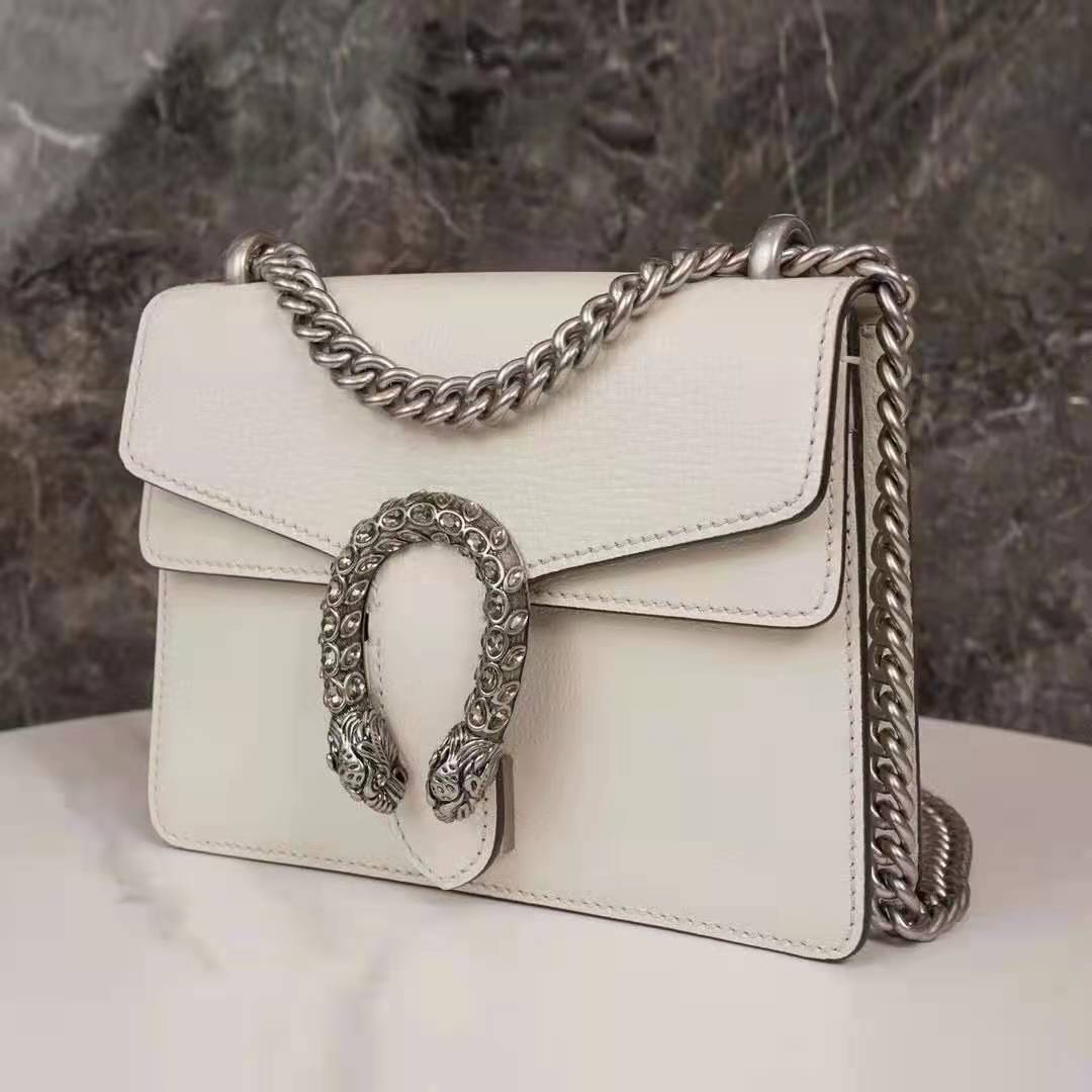 G*u*i gg women dionysus leather mini bag beige metal-free tanned leather
