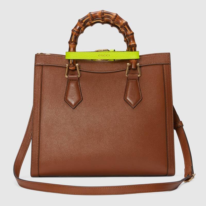 G*u*i gg women G*u*i diana small tote bag double g brown leather