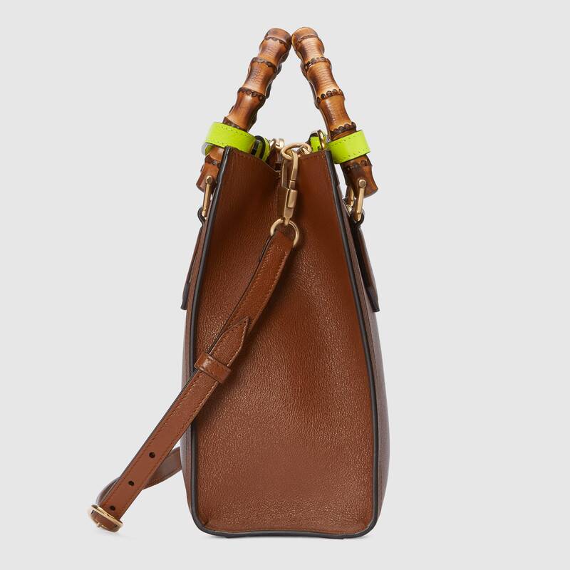 G*u*i gg women G*u*i diana small tote bag double g brown leather