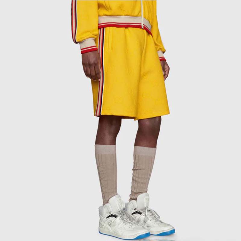 G*u*i gg unisex G*u*i basket sneaker white demetra rubber interlocking g patch
