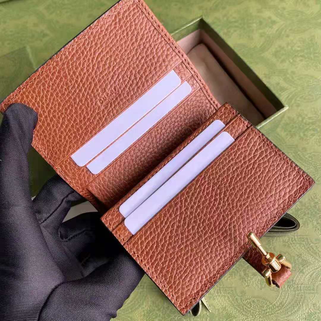 G*u*i gg unisex jackie 1961 card case wallet dark blue ivory eco washed organic gg jacquard denim
