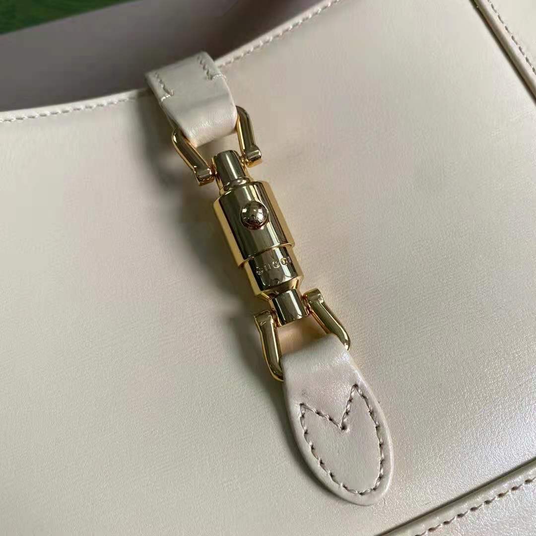 G*u*i gg women jackie 1961 mini shoulder bag white leather