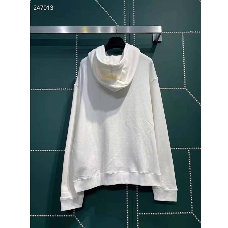 G*u*i gg women strawberry G*u*i cotton sweatshirt fixed hood oversize fit