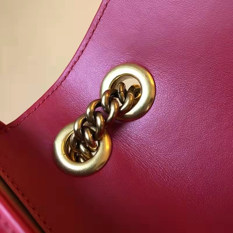 G*u*i gg women gg marmont matelassé mini bag red double g