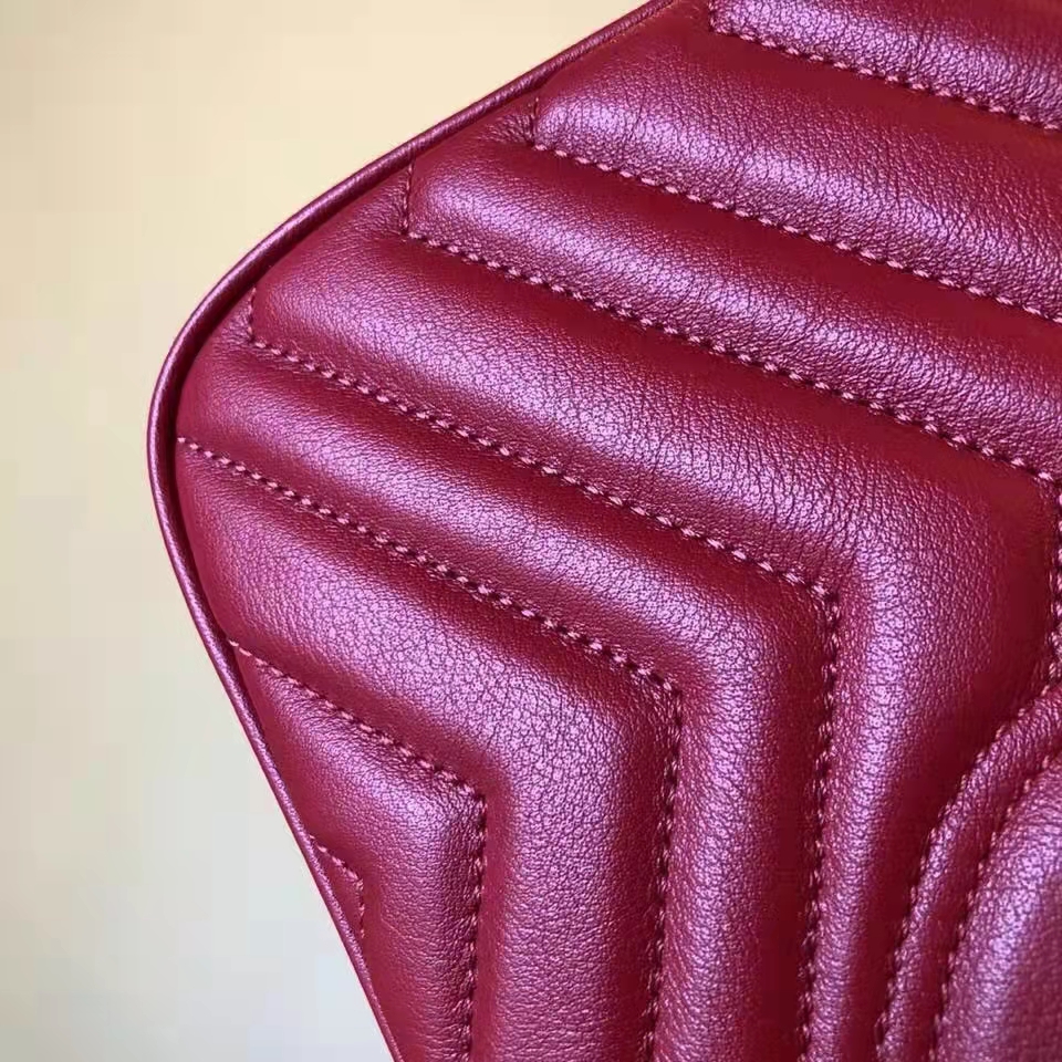 G*u*i gg women gg marmont small matelassé shoulder bag red double g