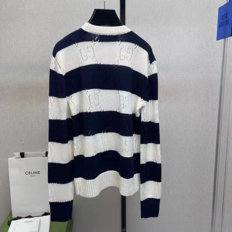 G*u*i gg men G*u*i tiger wool sweater embroidery tiger flower crewneck