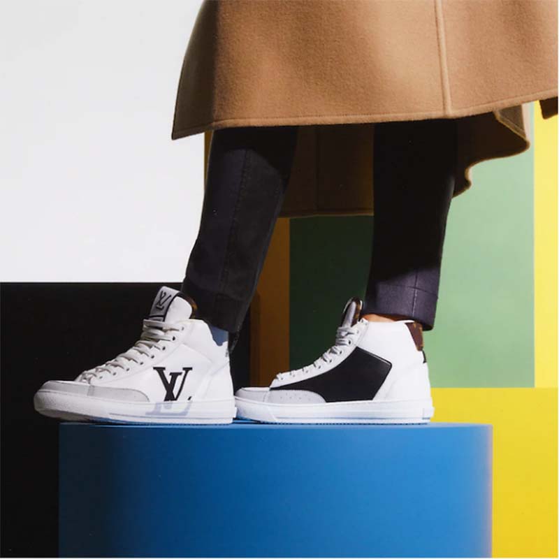 Louis Vuitton Unisex Charlie Sneaker Boot Cacao Brown Mix Recycled Bio-Based Materials