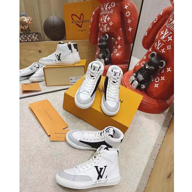 Louis Vuitton Unisex Charlie Sneaker Cacao Brown Mix Recycled Bio-Based Materials