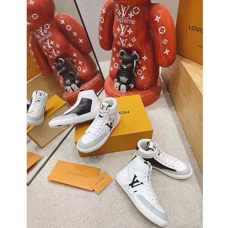 Louis Vuitton Unisex Charlie Sneaker Cacao Brown Mix Recycled Bio-Based Materials