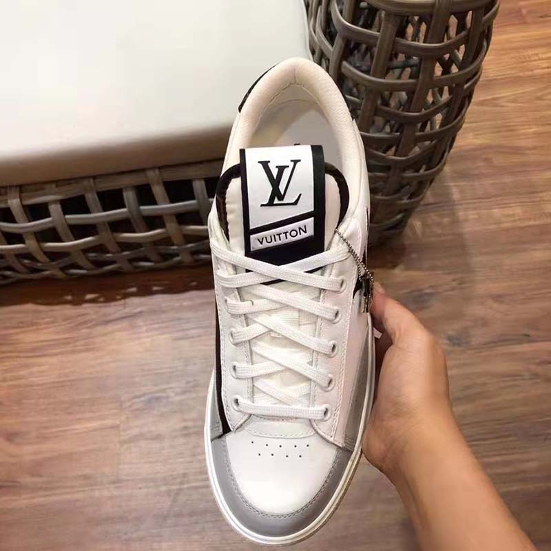 Louis Vuitton Unisex Charlie Sneaker Cacao Brown White Mix Recycled Bio-Based Materials