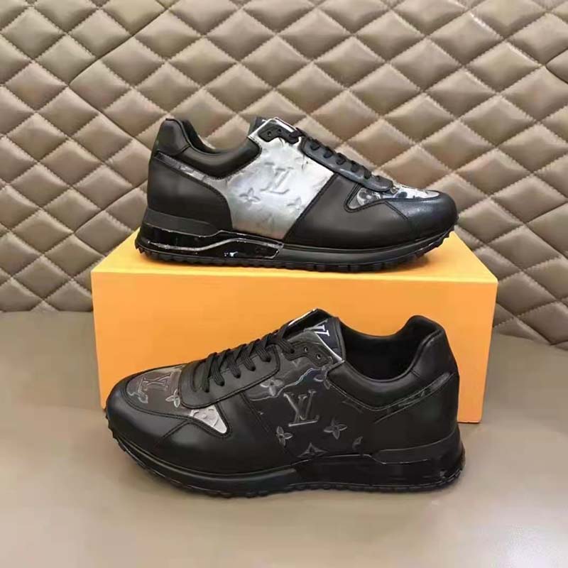 Louis Vuitton LV Unisex Beverly Hills Sneaker Anthracite Gray Metallic Monogram Canvas