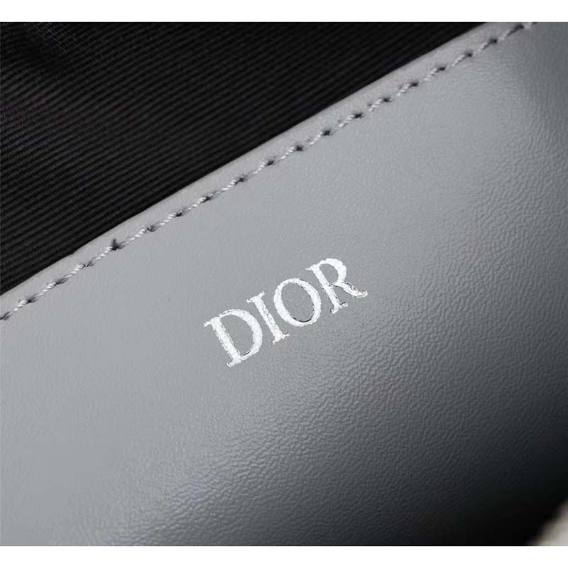 dior unisex cd pouch gray cd Di*m*nd canvas dior signature