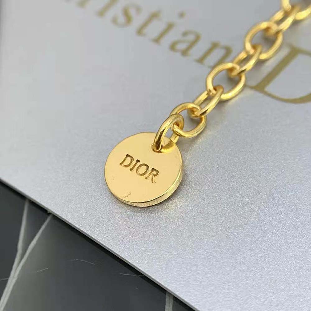 Dior Women 30 Montaigne Necklace Gold-Finish Metal