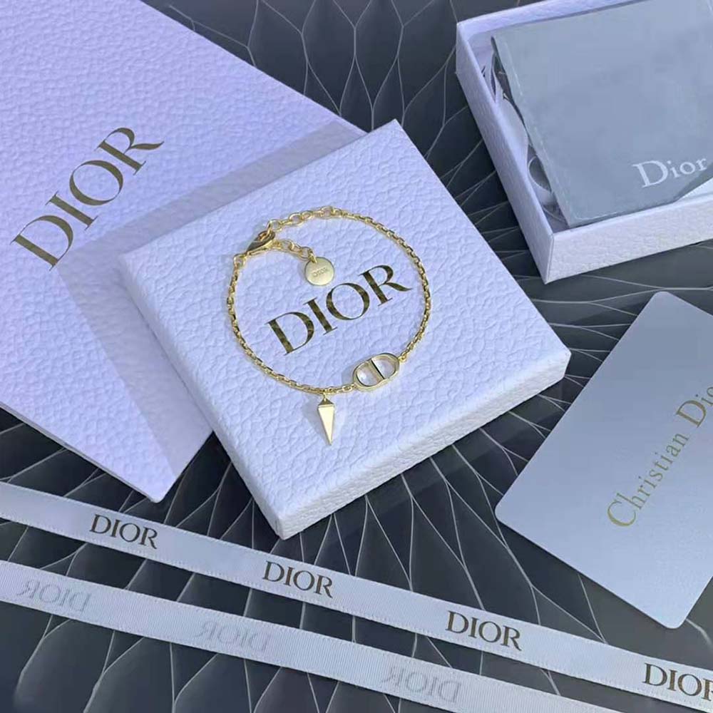 Dior Women Petit CD Bracelet Gold-Finish Metal