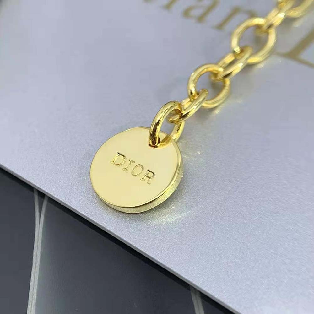 Dior Women Petit CD Bracelet Gold-Finish Metal
