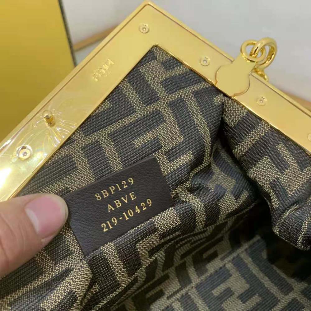 Fendi Women First Small Yellow Leather Bag