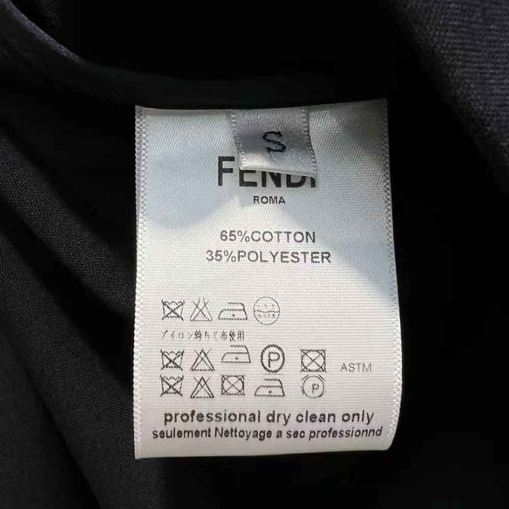 Fendi Women Single-Breasted Blue Wool Go-To Jacket