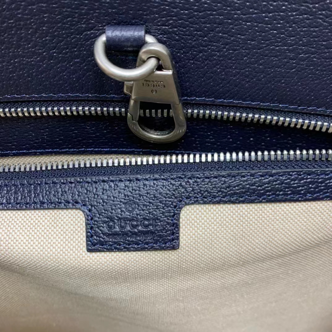 G*u*i gg unisex medium tote bag interlocking g beige blue supreme canvas
