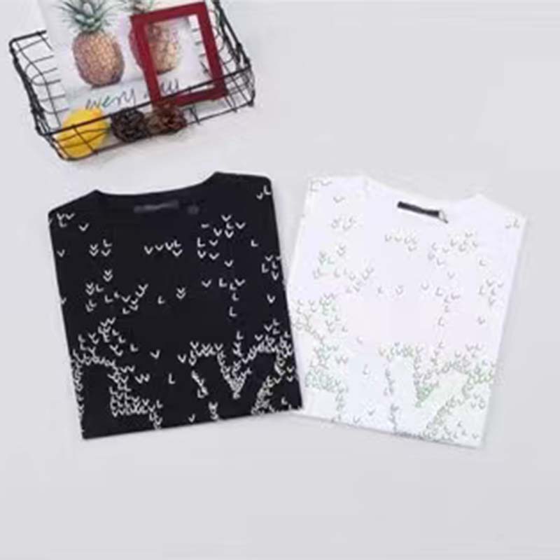 Louis Vuitton LV Men Spread Embroidered T-Shirt Cotton White Regular Fit