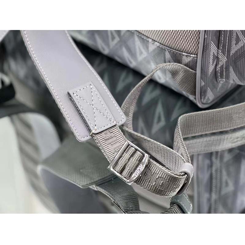 dior unisex cd hit the road backpack dior gray cd Di*m*nd canvas