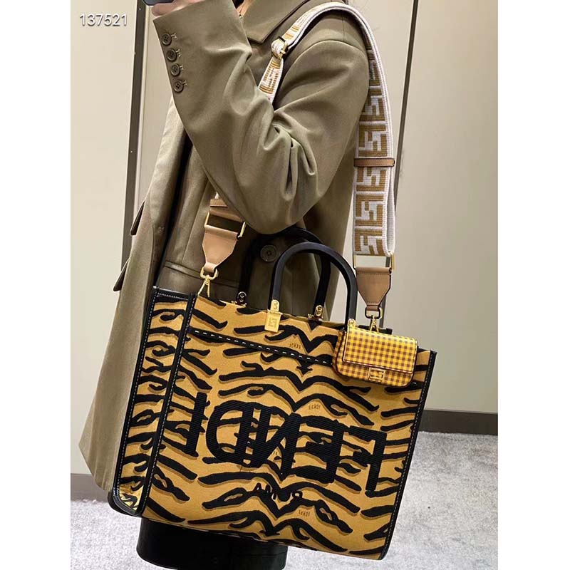 Fendi Unisex Fendi Sunshine Medium Shopper Bag Spring Festival Capsule Collection