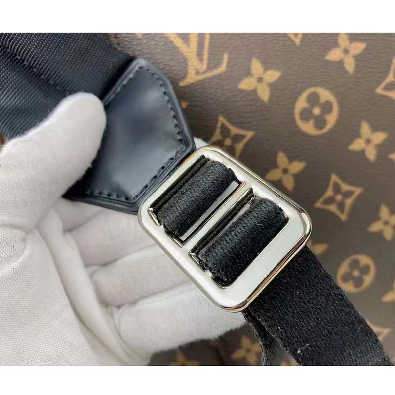 Louis Vuitton LV Unisex Christopher MM Backpack Monogram Macassar Coated Canvas