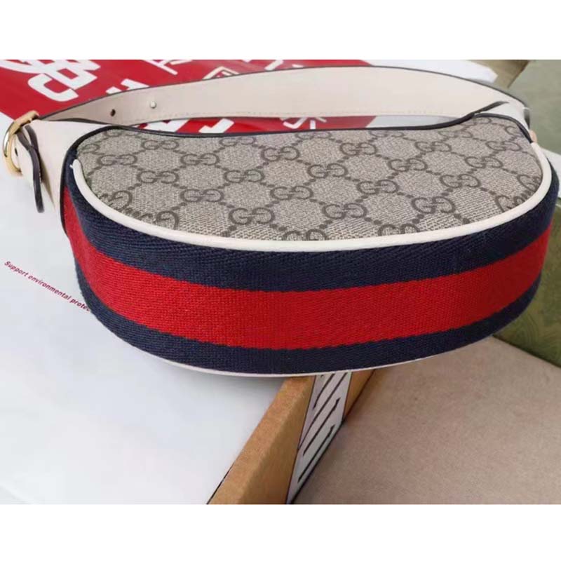 G*u*i women ophidia gg mini bag beige ebony gg supreme canvas