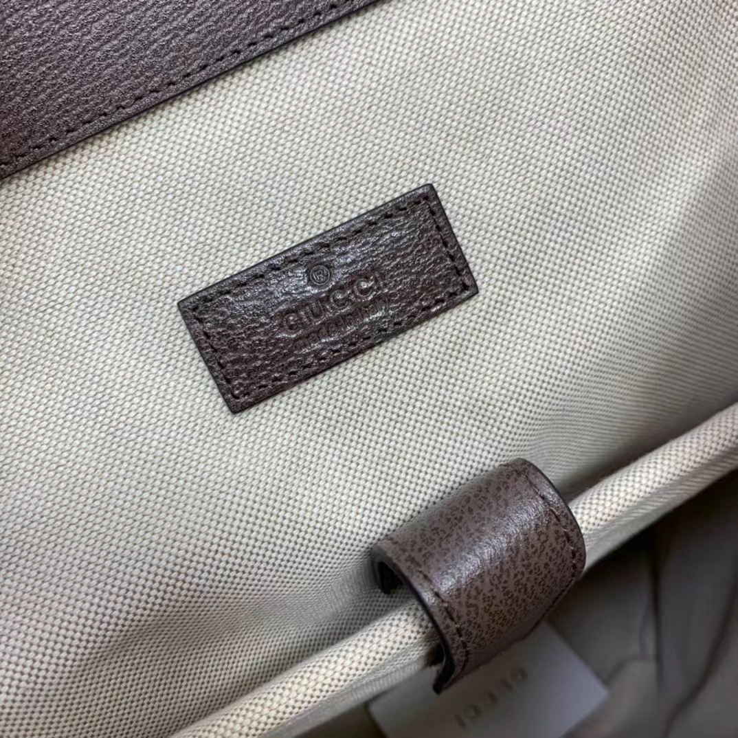 G*u*i unisex gg adidas x G*u*i backpack beige brown gg crystal canvas trefoil print