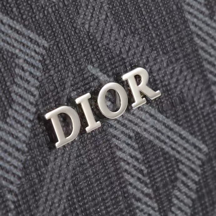 dior unisex cd messenger pouch black cd Di*m*nd canvas