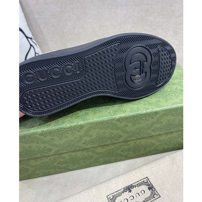 G*u*i unisex ace gg embossed sneaker interlocking g print rubber mid 5.6 cm heel