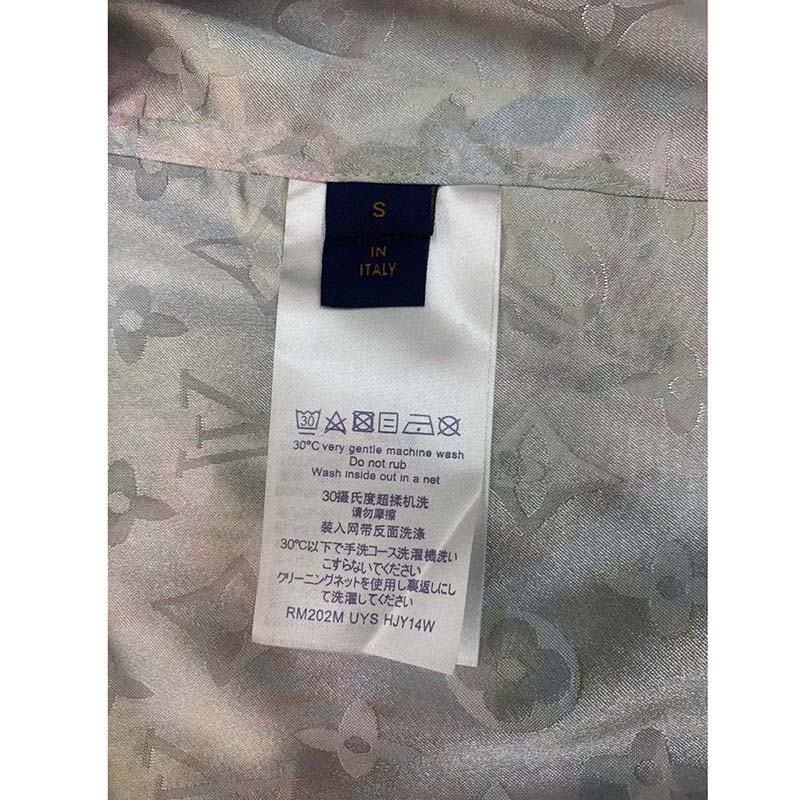 Louis Vuitton LV Women Classic Shirt Flowers Tapestry Cotton Silk Multicolor Regular Fit